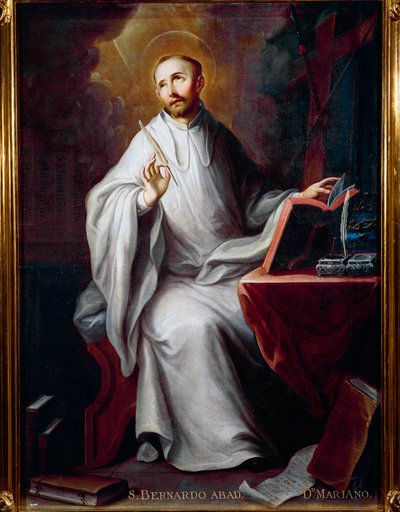 Representation of Saint Bernard of Clairvaux by Miguel Cabrera