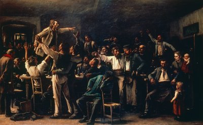 Strike by Mihály Munkácsy