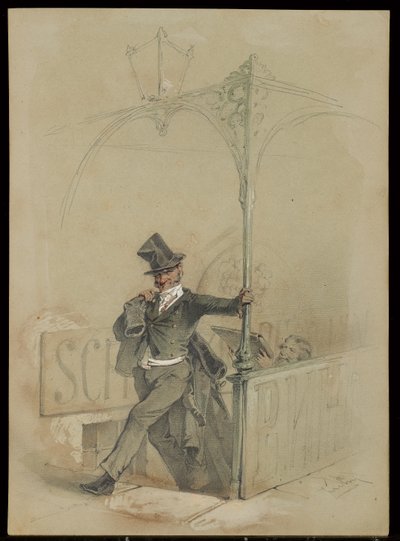 The Absent-minded Reveller by Mihaly von Zichy