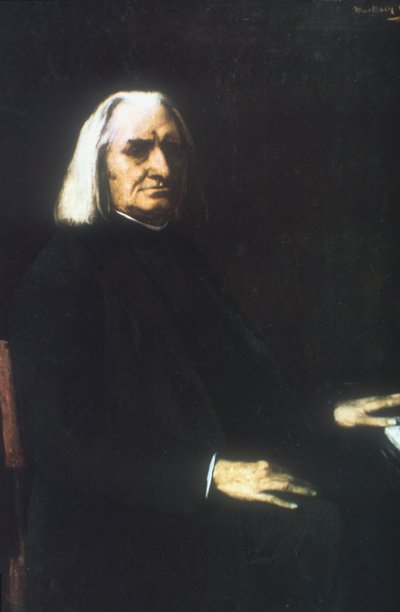 Franz Liszt by Mihály Munkácsy