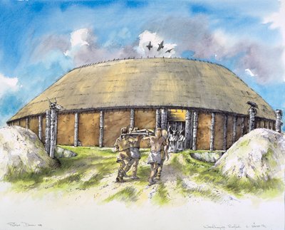 Woodhenge, c25th century BC by Mike Seaforth