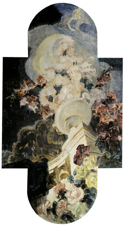 Chrysanthemums, 1894 by Mikhail Aleksandrovich Vrubel