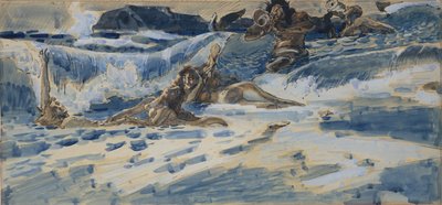 Playing naiads and tritons by Mikhail Aleksandrovich Vrubel