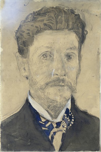 Self-Portrait, 1904-1905 by Mikhail Aleksandrovich Vrubel