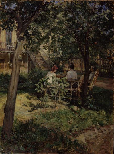 In the Garden by Mikhail Anatolyevich Mamontov