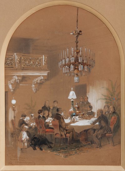 Vonlyarlyarsky Salon in Vonlyarovo by Mikhail Osipovitsch Mikeshin