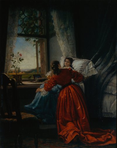 Visiting the Sick by Mikhail Petrovich Klodt Baron