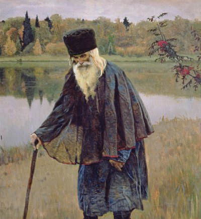 The Hermit by Mikhail Vasilievich Nesterov