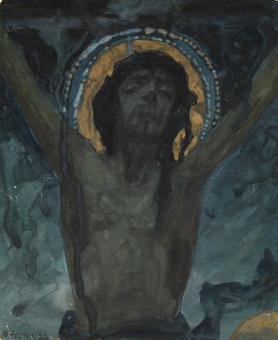 Christ on the Cross by Mikhail Vasilievich Nesterov