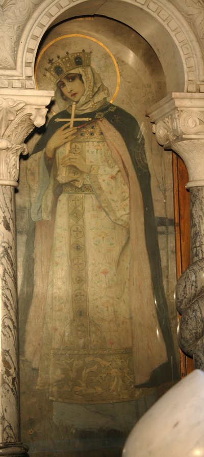 Saint Olga, Princess of Kiev by Mikhail Vasilievich Nesterov