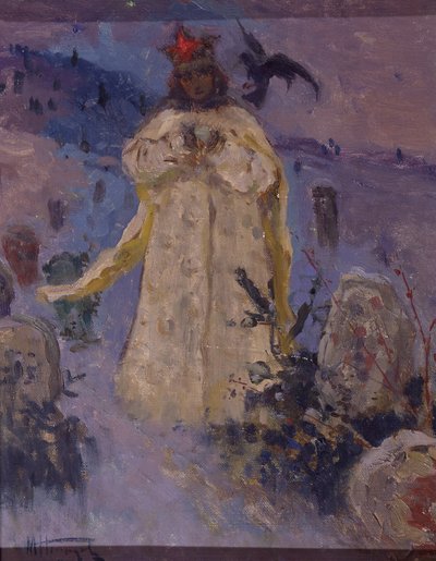 Tsarevna The Princess by Mikhail Vasilievich Nesterov