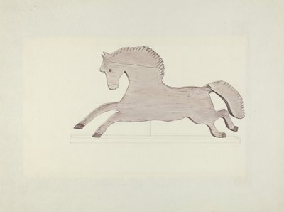Horse Weather Vane by Mildred E. Bent