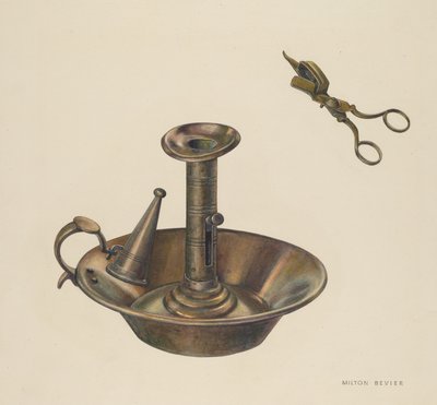 Candlestick by Milton Bevier
