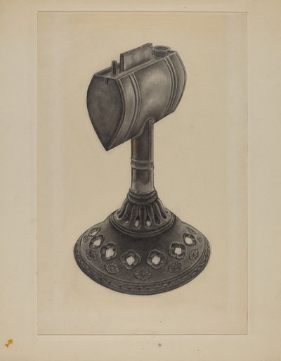 Lard Oil Lamp by Milton Grubstein