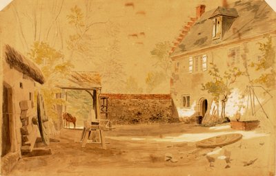 Ancient Abbey of St. Valery, France by Miner Kilbourne Kellogg