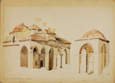 Ancient Turkish Mosque at Tourbek by Miner Kilbourne Kellogg