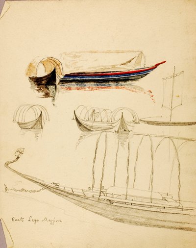 Boats, Lago Maggiore by Miner Kilbourne Kellogg
