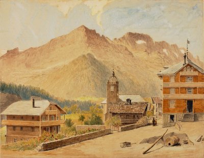 Champery and Mount Bounaveau, Switzerland by Miner Kilbourne Kellogg