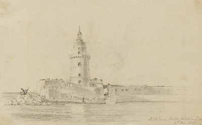 Lighthouse, Civitavecchia by Miner Kilbourne Kellogg