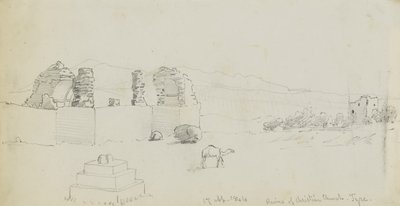 Ruin of Christian Church, Tyre by Miner Kilbourne Kellogg