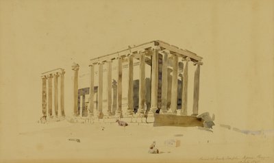 Ruins of Greek Temple, Azani, Phrygia by Miner Kilbourne Kellogg