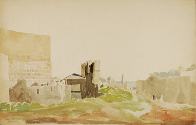 Tower of Hypacus, Jerusalem, n.d. by Miner Kilbourne Kellogg