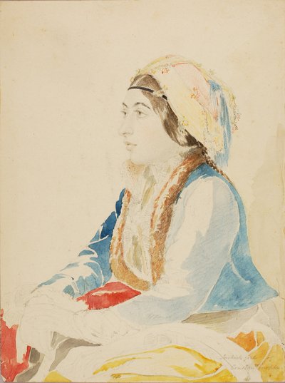Turkish Girl of Constantinople by Miner Kilbourne Kellogg