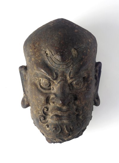 Head of a Deity by Ming Dynasty Chinese School