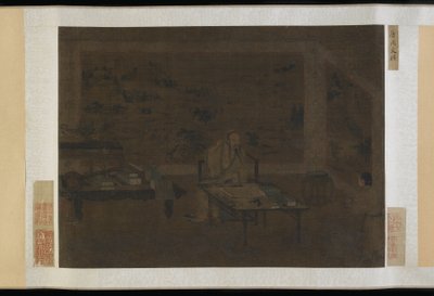 Man Cleaning His Ear by Ming Dynasty Chinese School