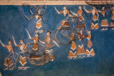 Sacred Grove and Dance Fresco by Minoan