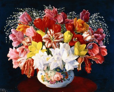 Big Bouquet of Tulips by Moise Kisling