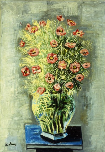 Bouquet of Poppies by Moise Kisling