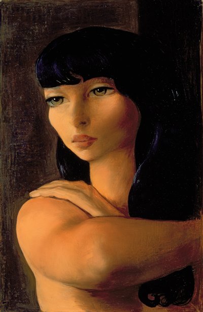 Little Brunette, c.1930 by Moise Kisling