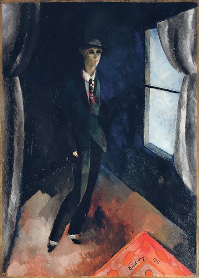Man in Front of the Window by Moise Kisling
