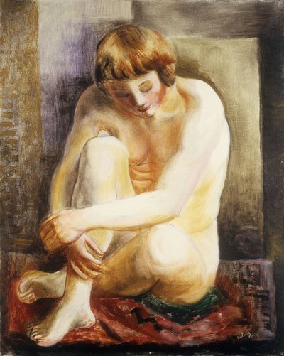 Seated Nude by Moise Kisling