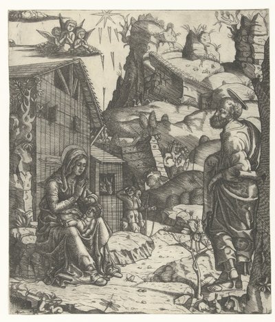 Birth of Christ by Monogrammist IICA
