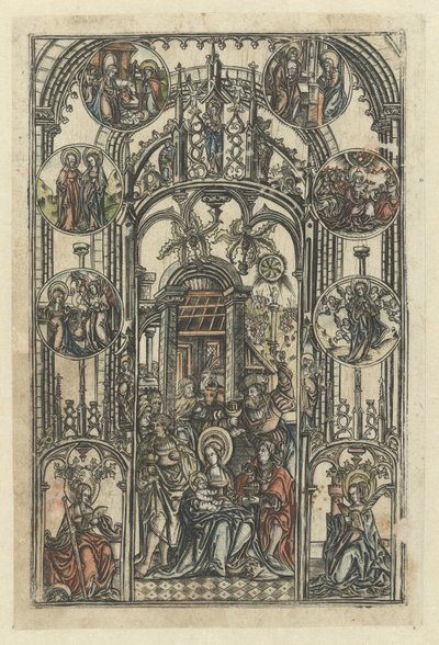 The Adoration of the Magi by Monogrammist S