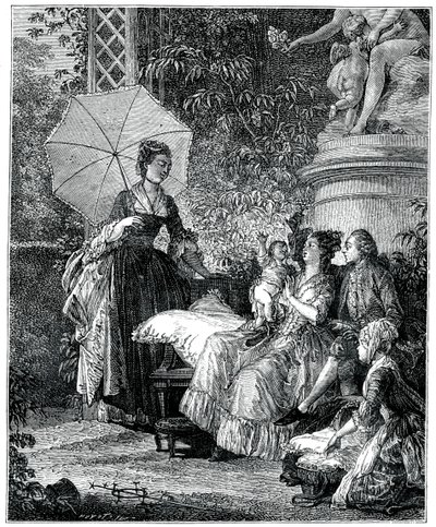 The Delight Of Motherhood by Moreau