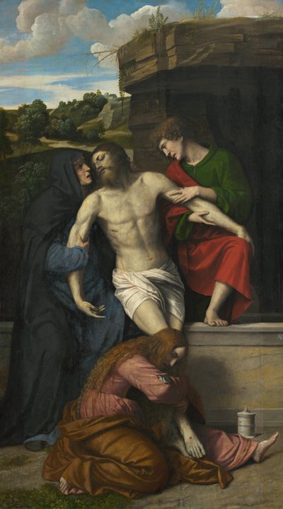 Pietà by Moretto da Brescia
