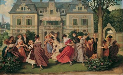 Party Game by Moritz Ludwig von Schwind