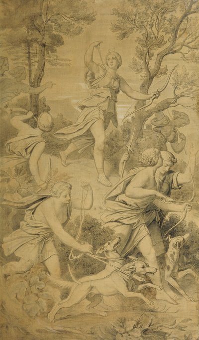 Diana with Her Companions by Moritz Ludwig von Schwind