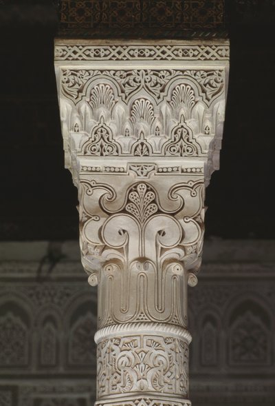 Kasbah of Thamiel Glaoui, capital by Moroccan School