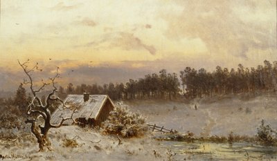 Sunset over Hegdehaugen by Morten Muller