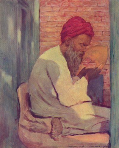 A Slipper-maker, 1903 by Mortimer L Menpes