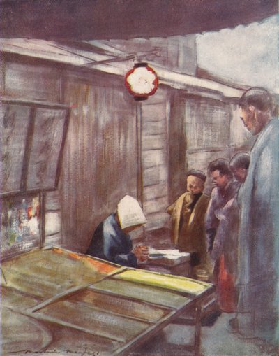 A Sweet-Stuff Stall by Mortimer L Menpes