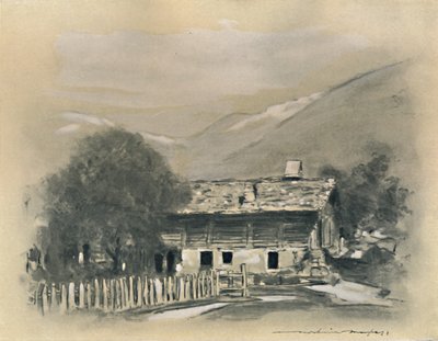 Chalet near Lucene by Mortimer L Menpes