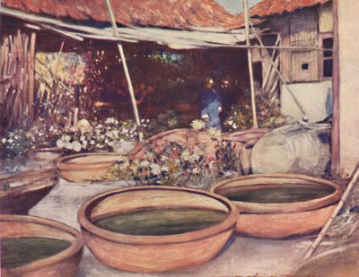 Nursery Garden by Mortimer L Menpes