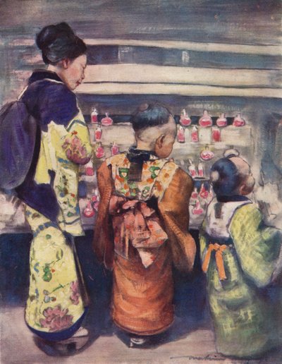 Sugar-Water Stall by Mortimer L Menpes