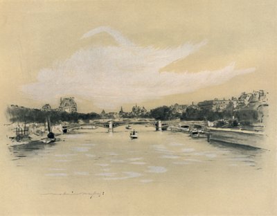 The Seine at Paris, 1903 by Mortimer L Menpes