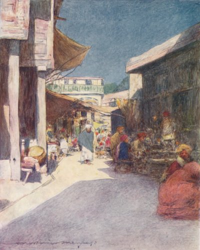 A Narrow Street by Mortimer Ludington Menpes